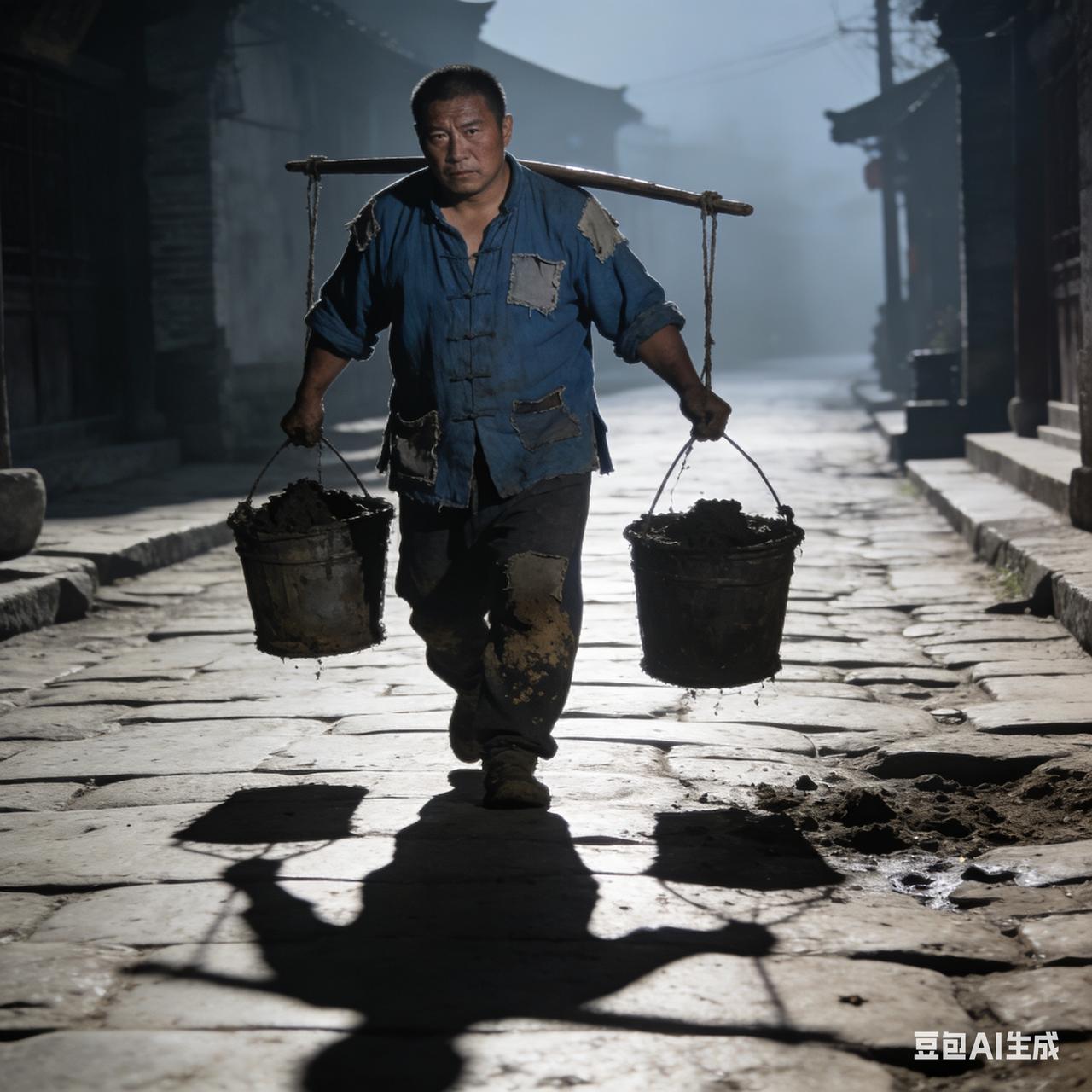 解放前，玉山古镇有个掏大粪的人叫马武，长得五大三粗，面相凶恶。别人都怕他，唯独他