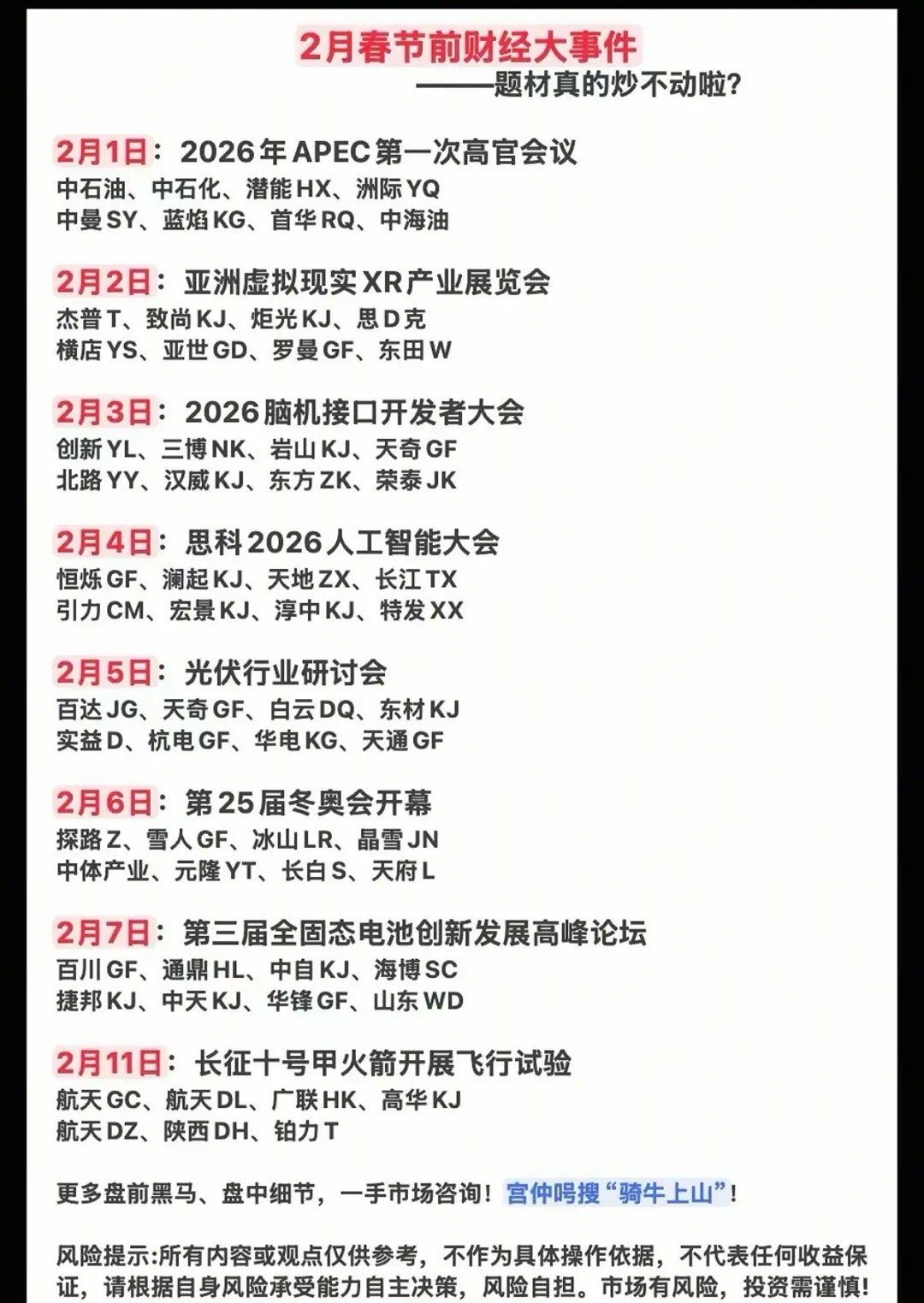 2月春节前--财经热点事件前瞻！1.APEC石油会议2.虚拟现实3.人工智能