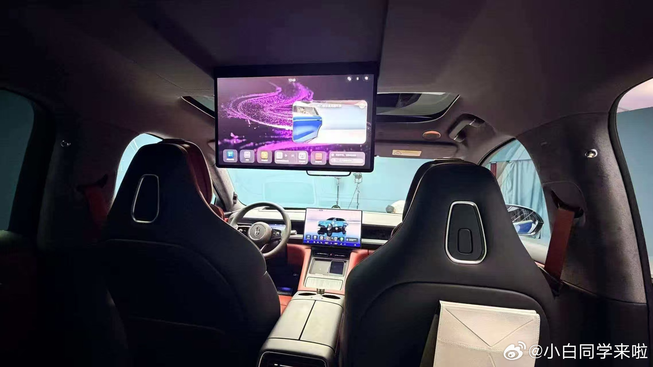 不知道哪位大佬又提前把问界M6内饰图爆出来了。结合图一官图来看，这次问界M6