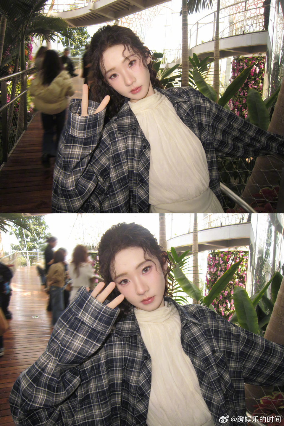 张艺凡这张脸就没有废片张艺凡颜值真的全程在线，羊毛卷造型温柔又灵动，软乎乎卷发