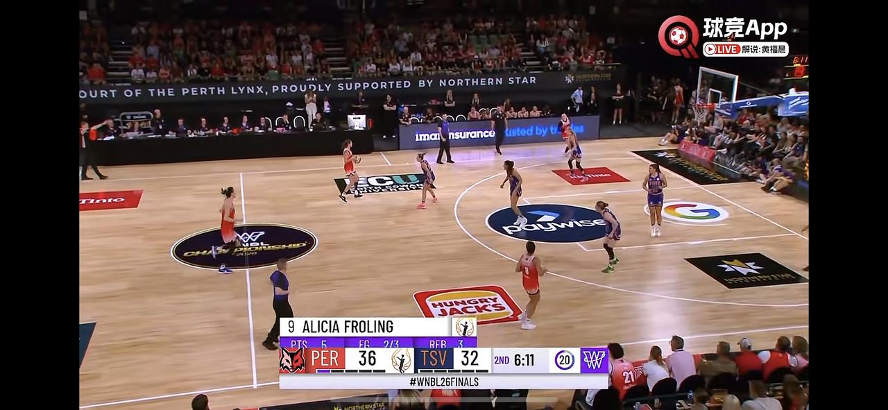 很遗憾，韩旭和队友未能夺冠，获得亚军。刚刚WNBL珀斯山猫队在加时阶段以105