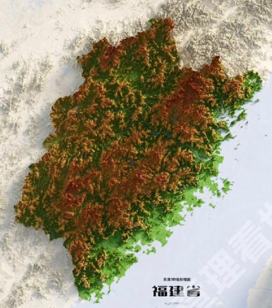 福建省地形是真的厉害：八山一水一分田的兵家不争之地，果然并非浪得虚名！博主年
