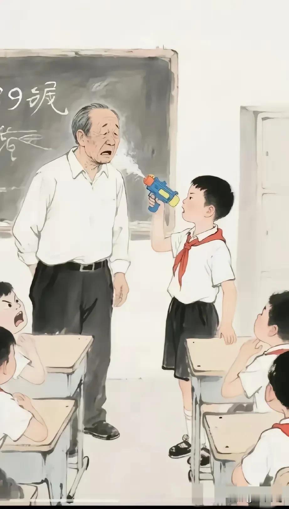 瑞安59岁林老师被学生喷水事件，假如林老师这样做了，他就不会拘留了！第一：假