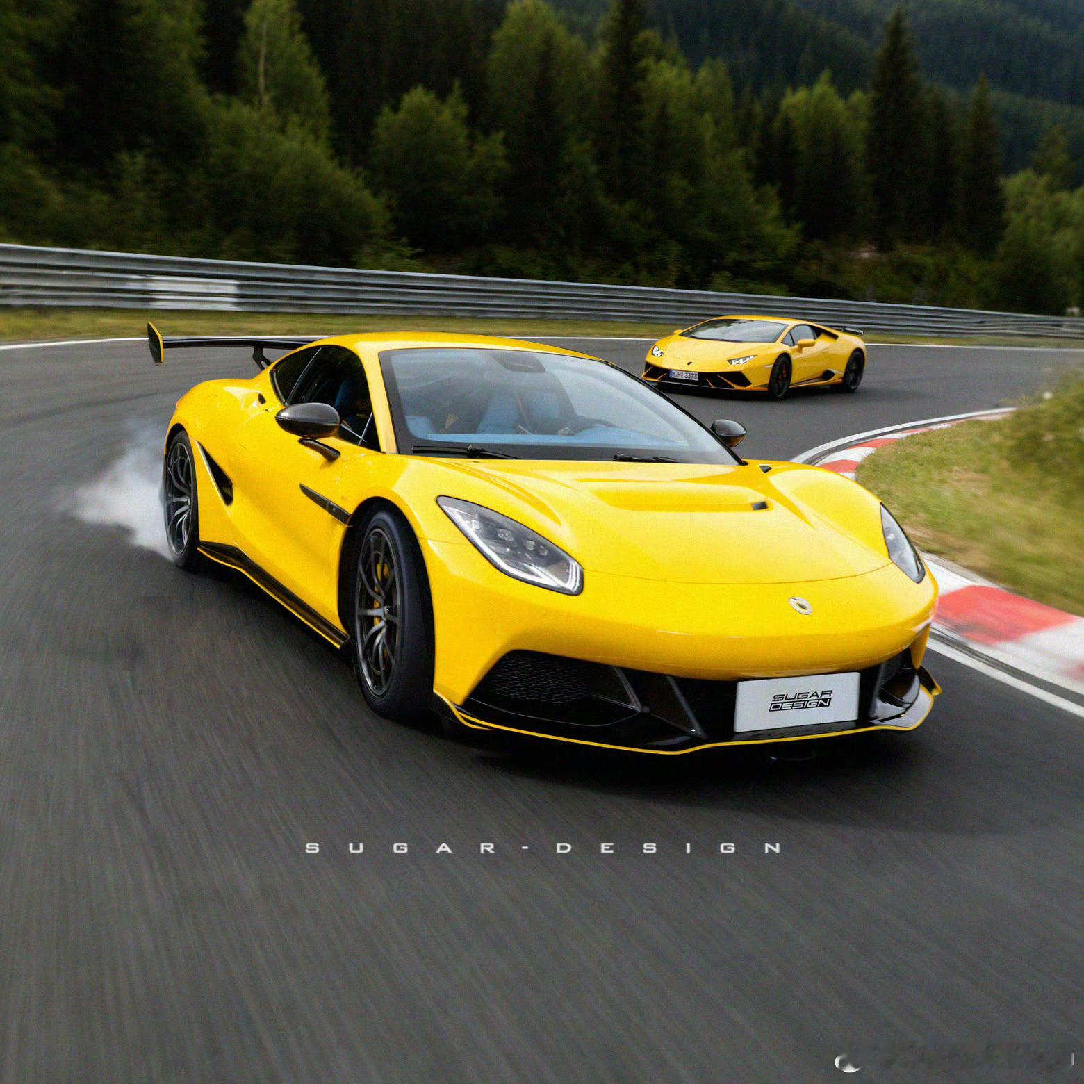 sugardesign制作的腾势Z假想图，很帅有木有？​​​