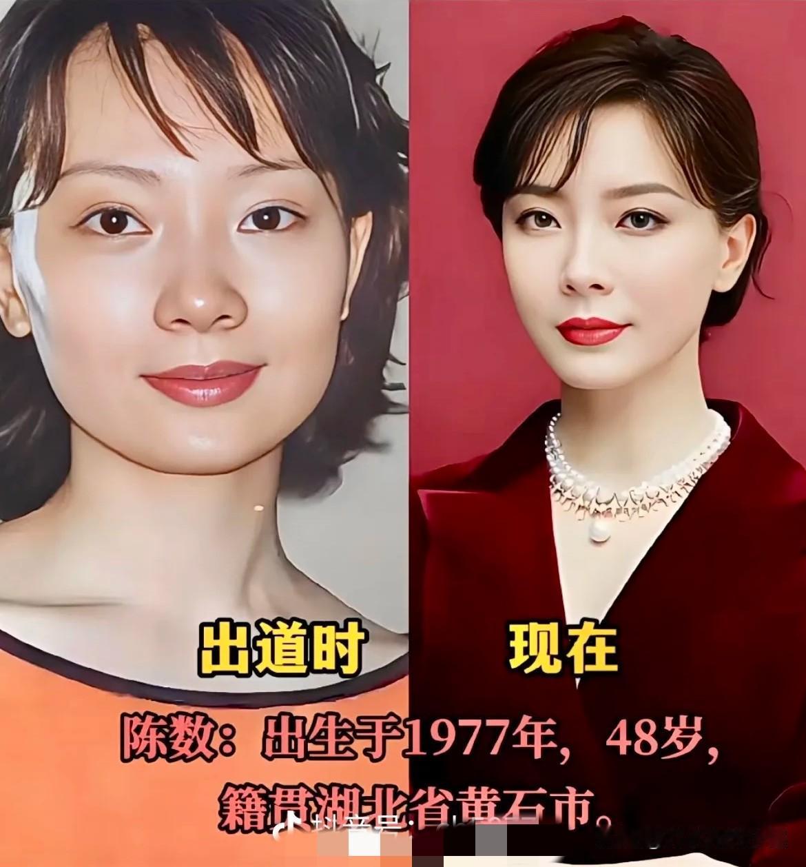 盘点9位知名女演员出道旧照和现在对比！刚入行青涩懵懂，多年之后气场全开，颜值气
