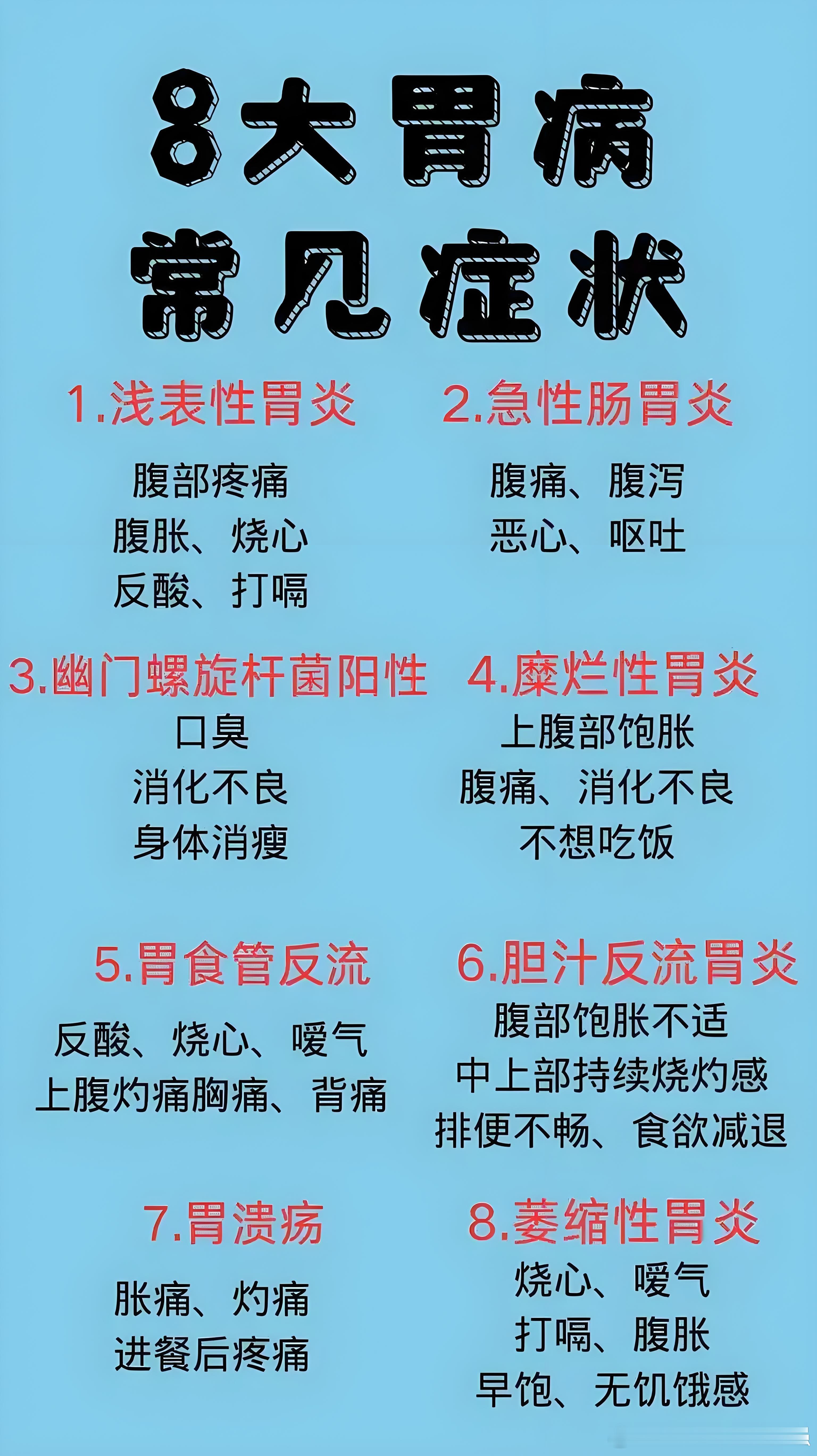 老胃病的三个典型信号1. 疼痛特点：从“胀痛”到“刺痛”，越久越顽固刚开始可能只