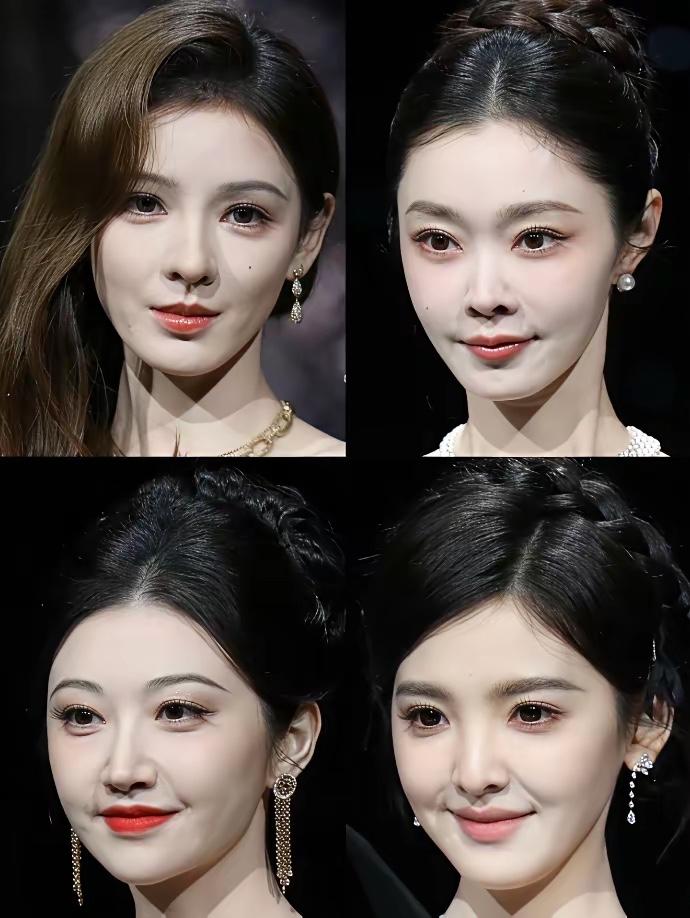 女明星生图怼脸照，没对比之前，我一直觉得舒淇长相成熟普通，没有特别漂亮，对比之