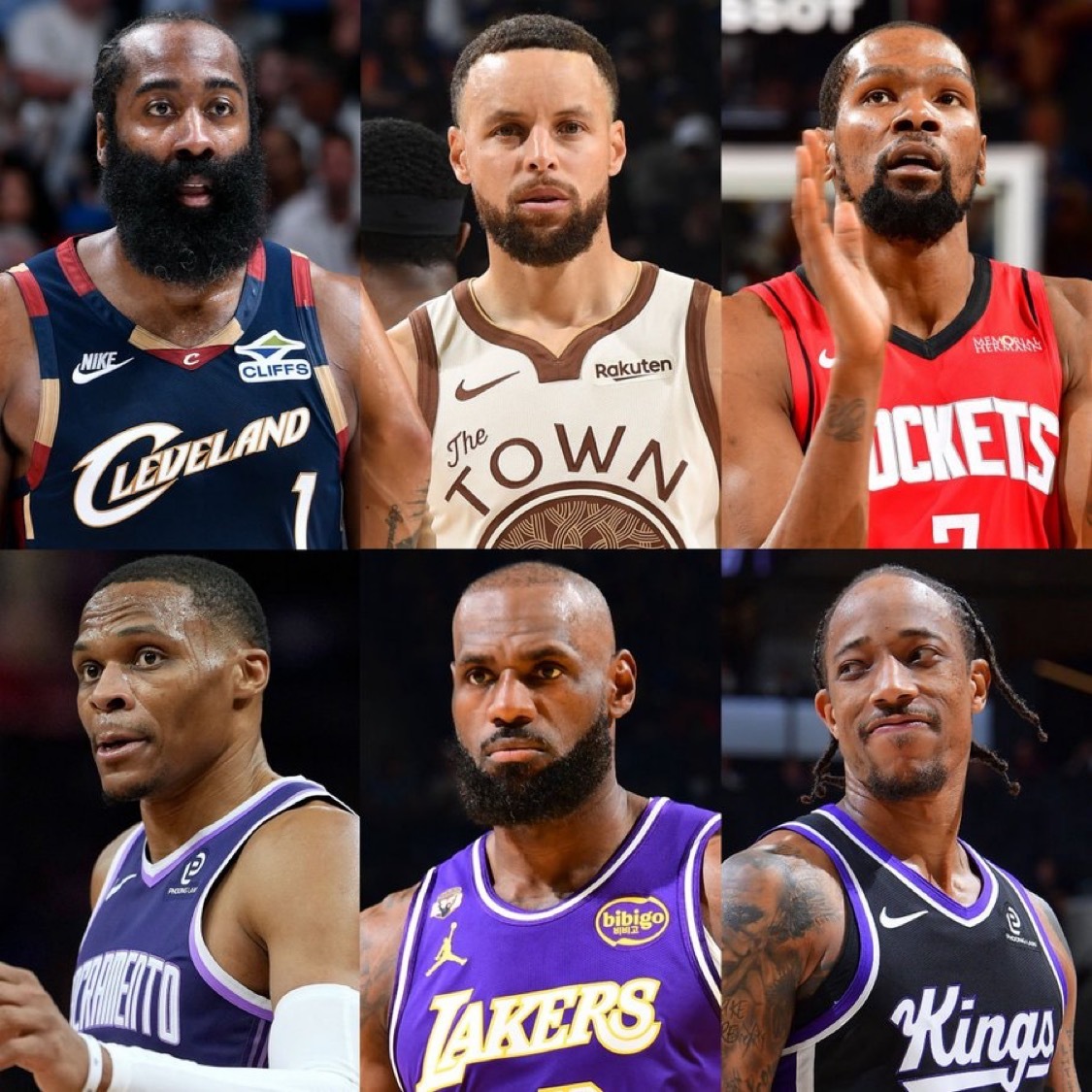 美媒：2010年代球星本赛季表现：哈登（第17个赛季）23.7分-4.9篮板