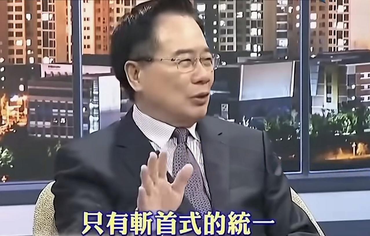 蔡正元提出只有武统，只有斩首式的统一。 了解蔡正元的人都知道，他是岛内少数敢