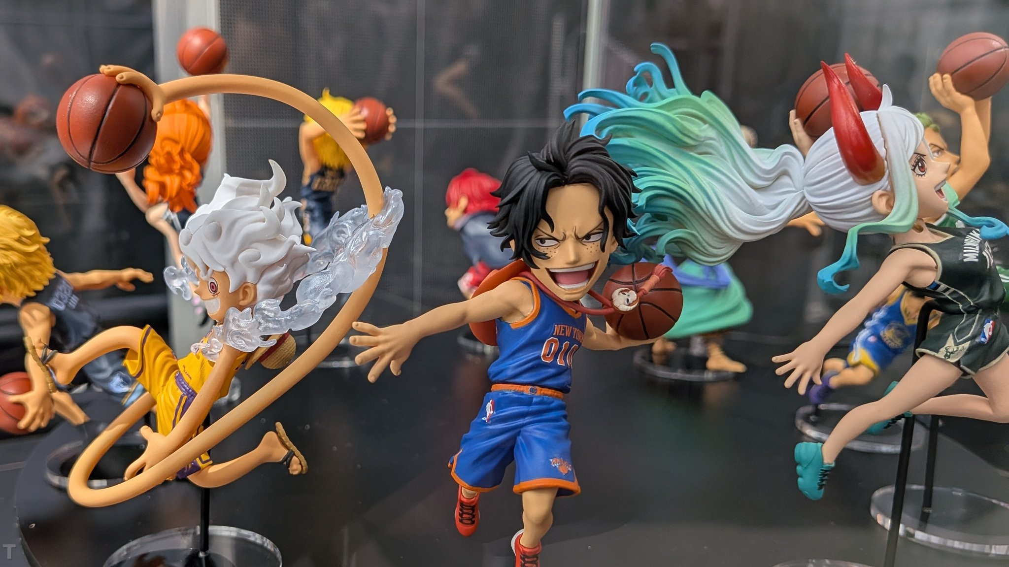 海贼王×NBA手办实物展出现场照片和一些高清图！帅啊！（第6弹）海贼王手办海贼王