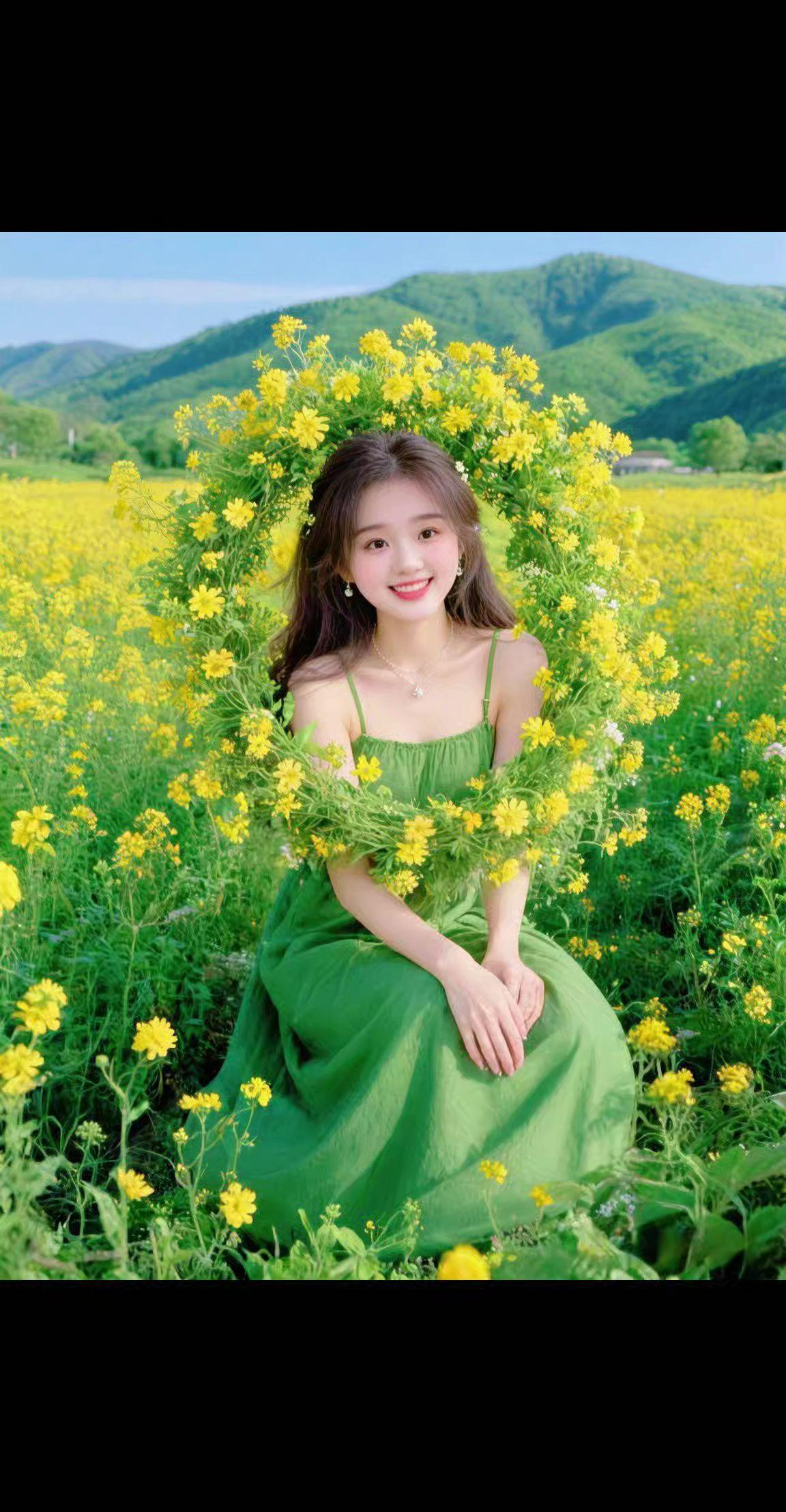 乡村田园风光乡村油菜花乡村油菜花美景