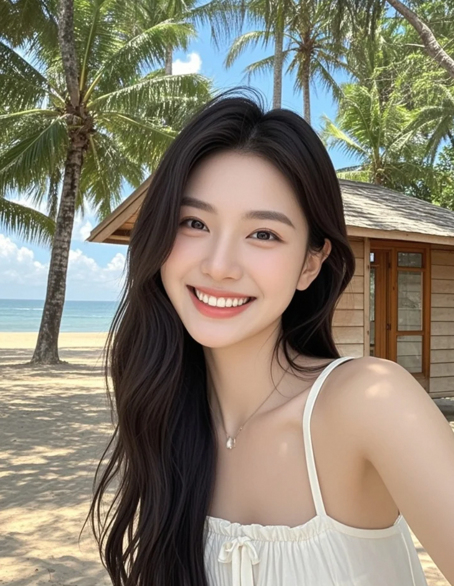 沙滩上的脚印，是我留给海浪的悄悄话。