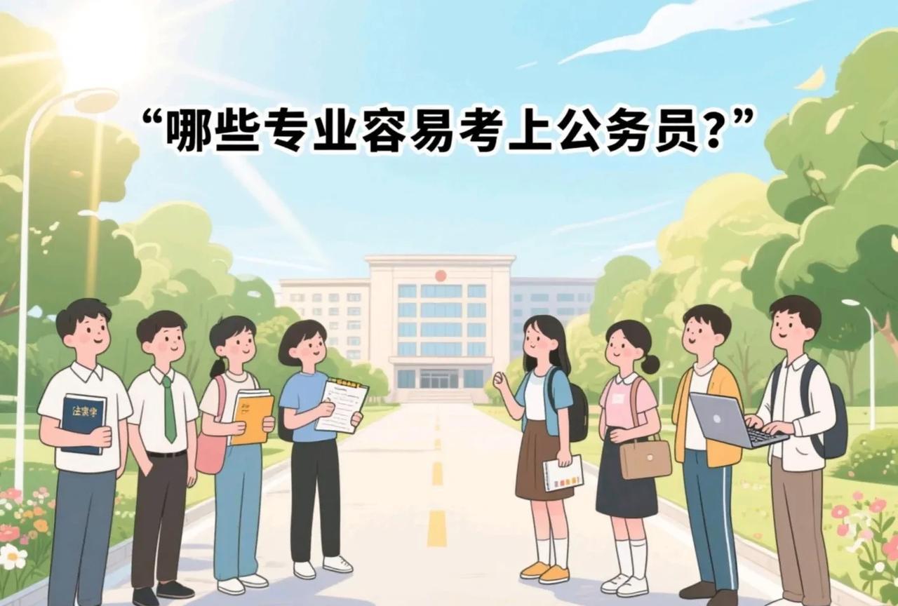 考公能不能上岸，选对专业真的能少奋斗一半！今天就来扒一扒那些考公时自带“buff