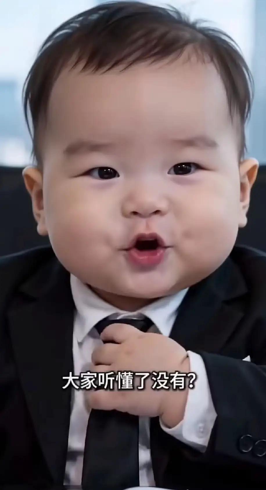 刷到姨姨粉们用AI给半岁的小汪宝儿做出的“小汪总上线开会”的视频。小汪总一
