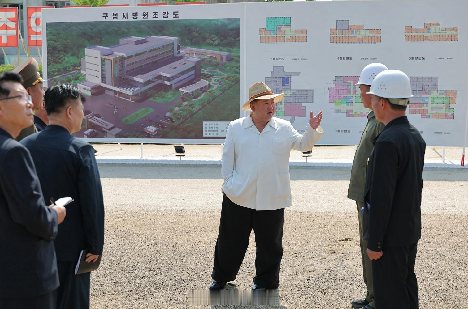 医疗设施重中之重将军视察龟城市医院建设工地​​​