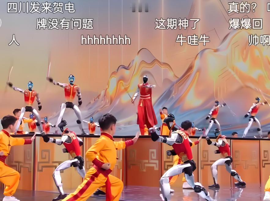 一位加拿大华人移民二代，录下了她的润人父母一边看着中国春晚机器人的精彩表演，一边