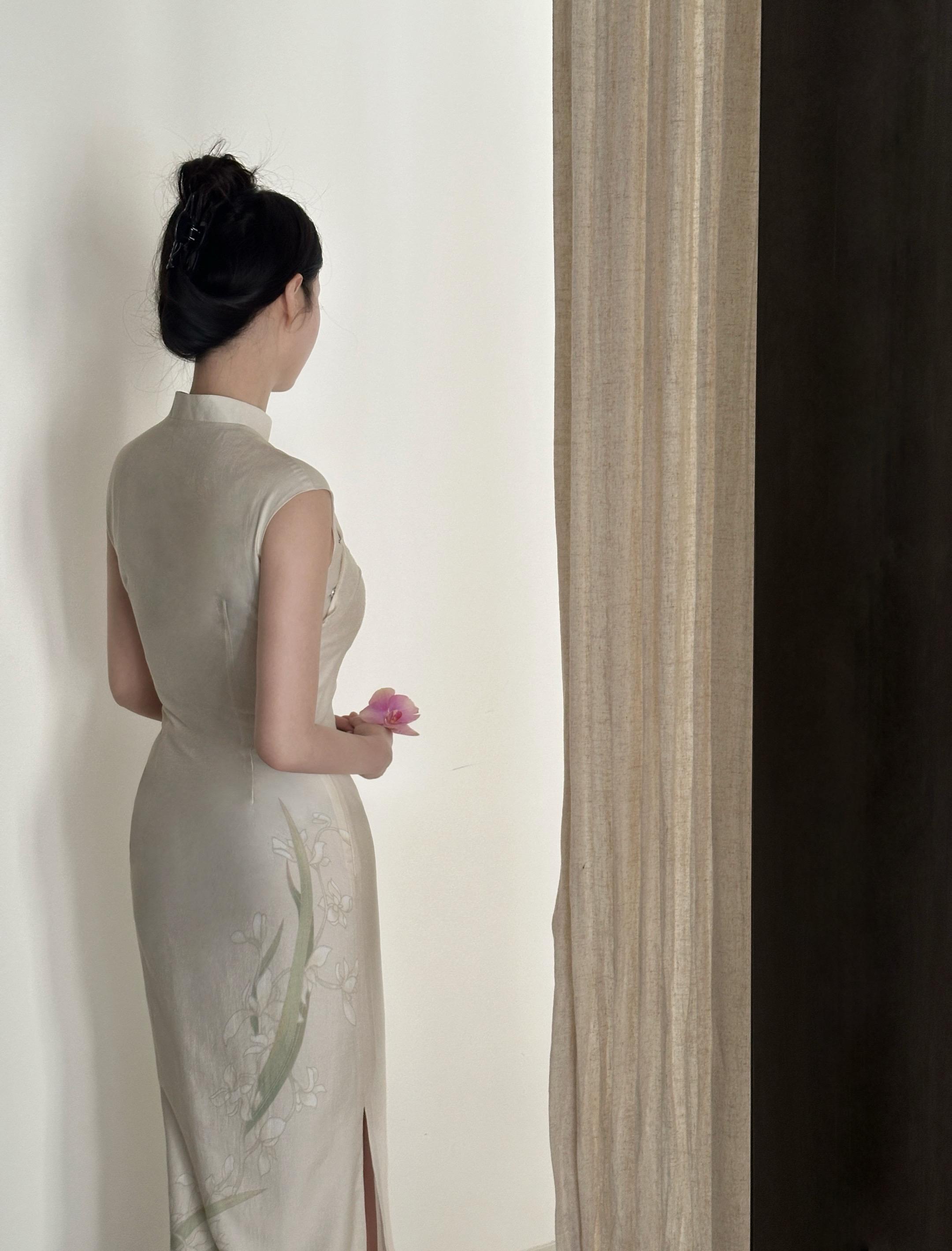 收到的美丽旗袍。