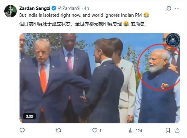 G7峰会现场，各国领导人齐聚一堂，本是秀"兄弟情"的场合，却藏着不少暗流。印度总