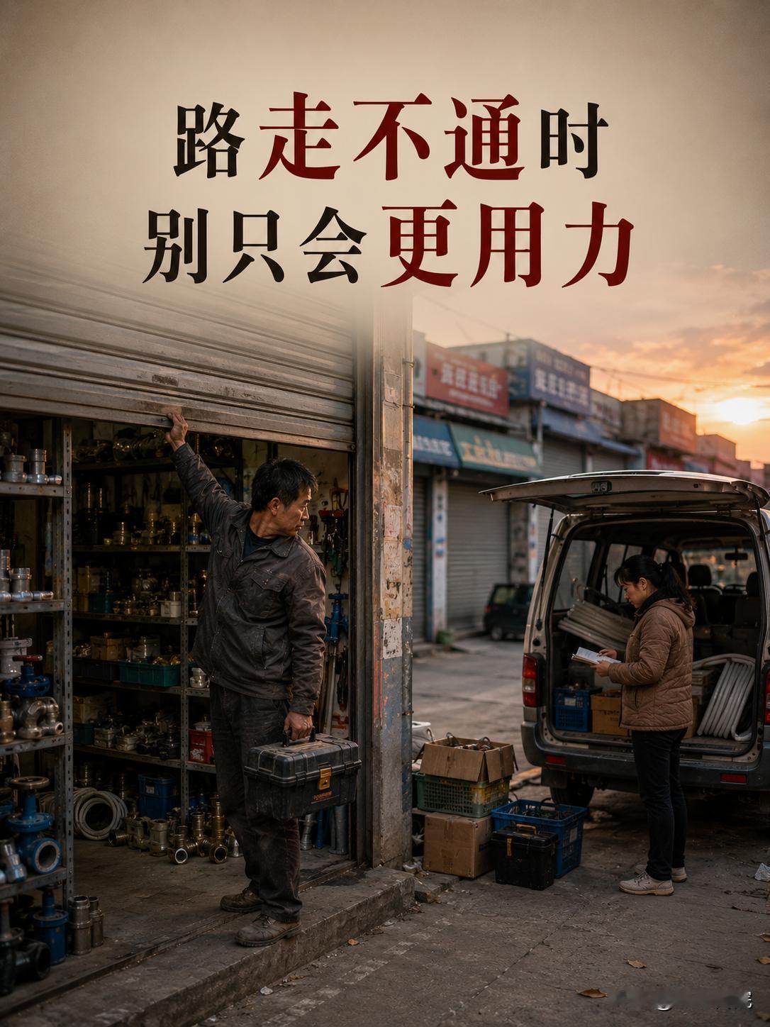 《易经》最重要的翻身智慧：路走不通时，别只会更用力老杜在建材市场开了十五年五