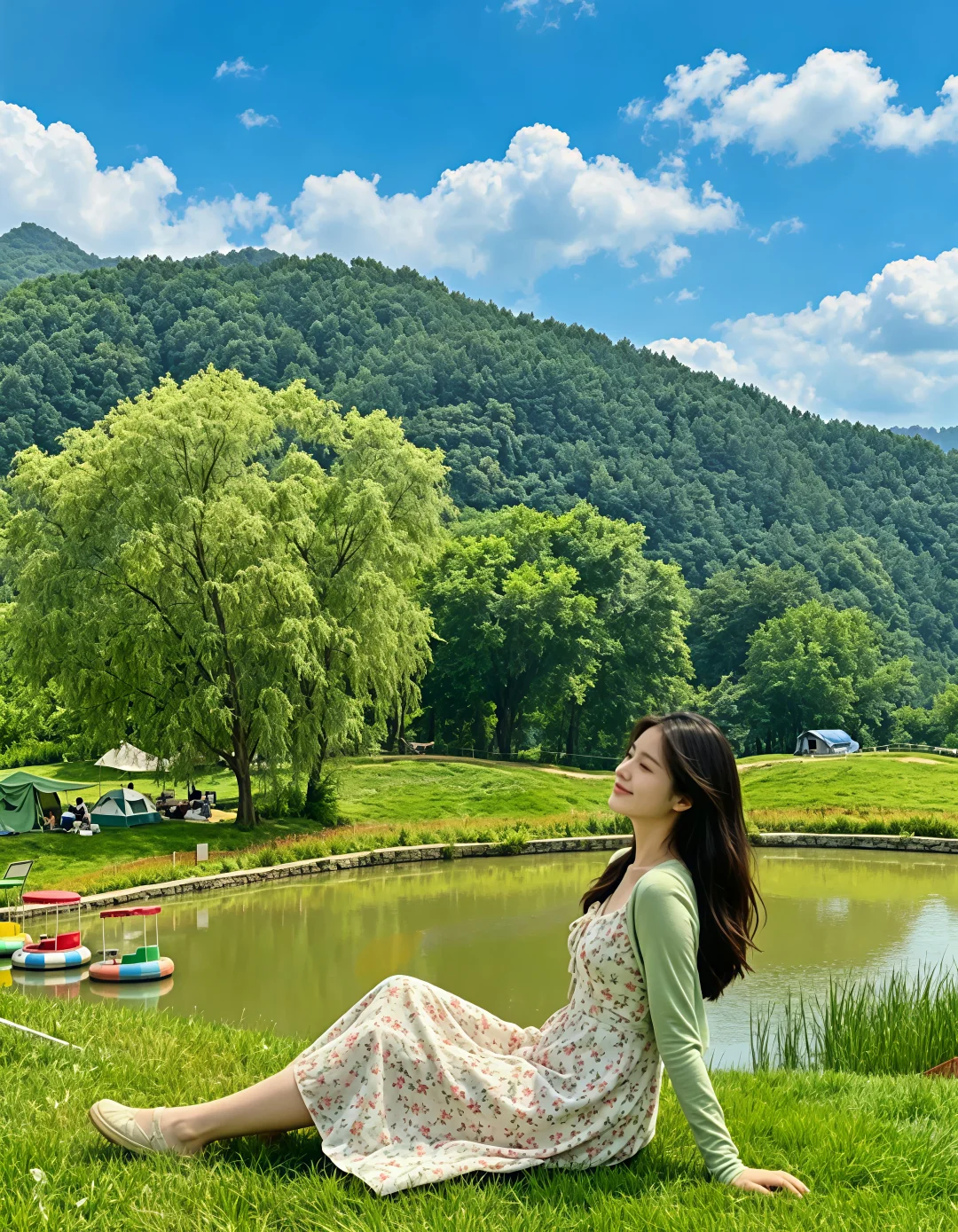 京郊小九寨🍃高山草坪+忘忧湖踏青治愈局