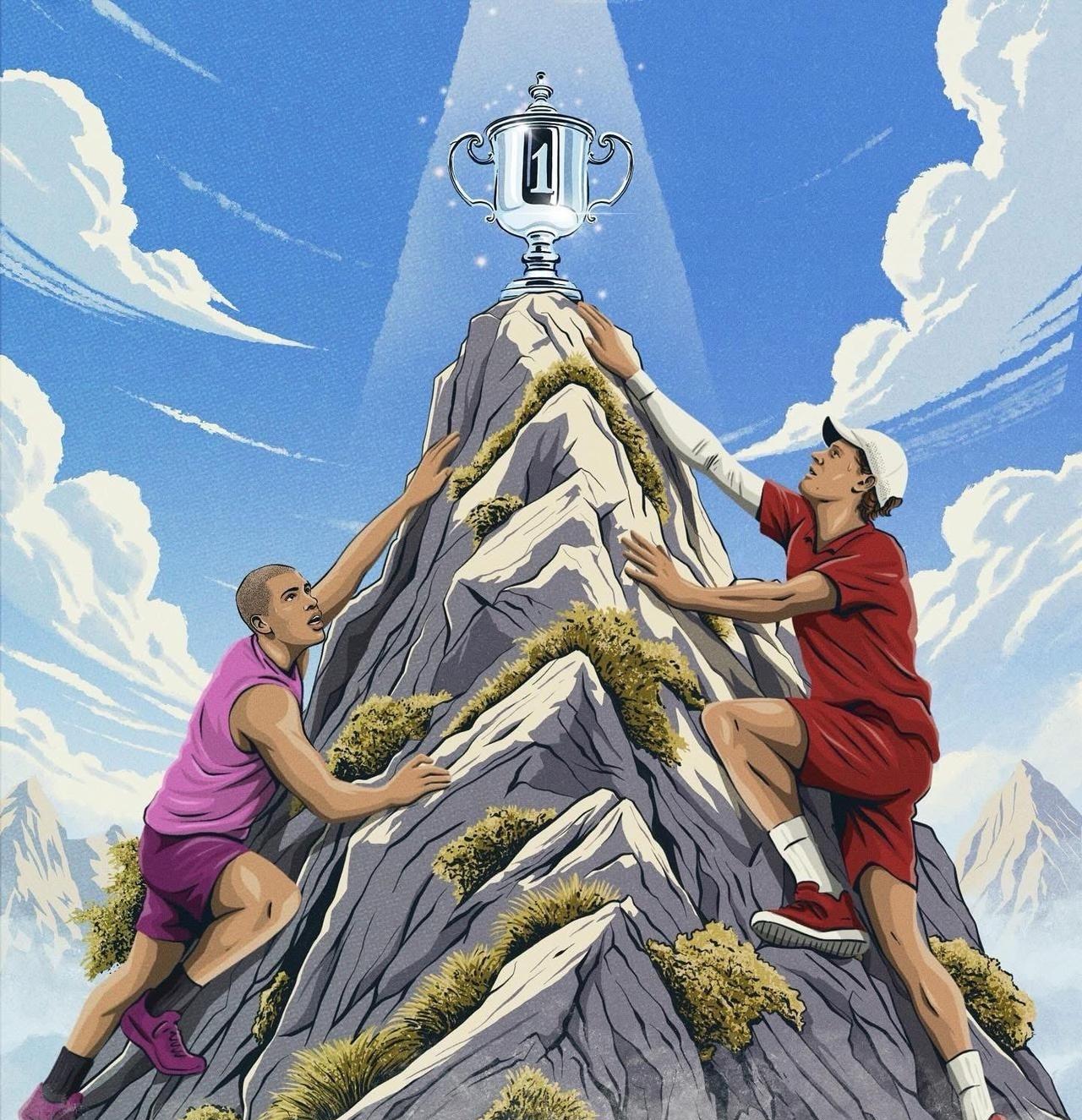 两三年前，我还指望着一些年轻人能站出来挑战三巨头，结果辛纳和阿尔卡拉斯横空出世，