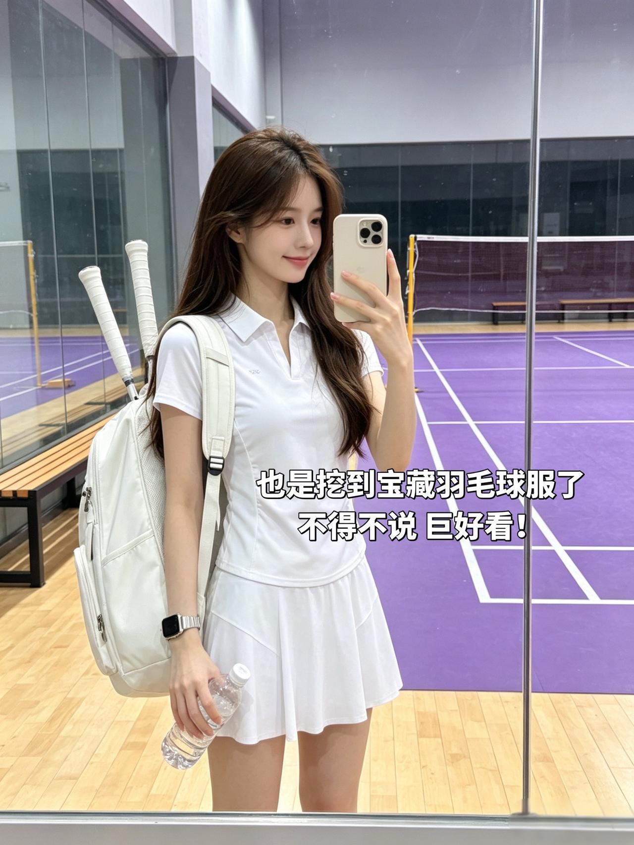 也是挖到宝藏羽毛球服了不得不说巨好看！