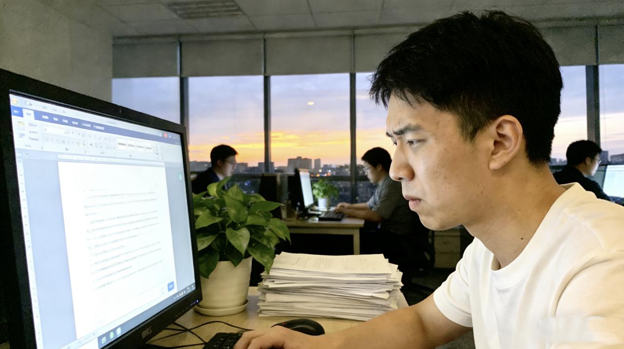 周五下午五点，小王刚关电脑，领导私信弹出来：“那个方案再改一下，急着要。”他深