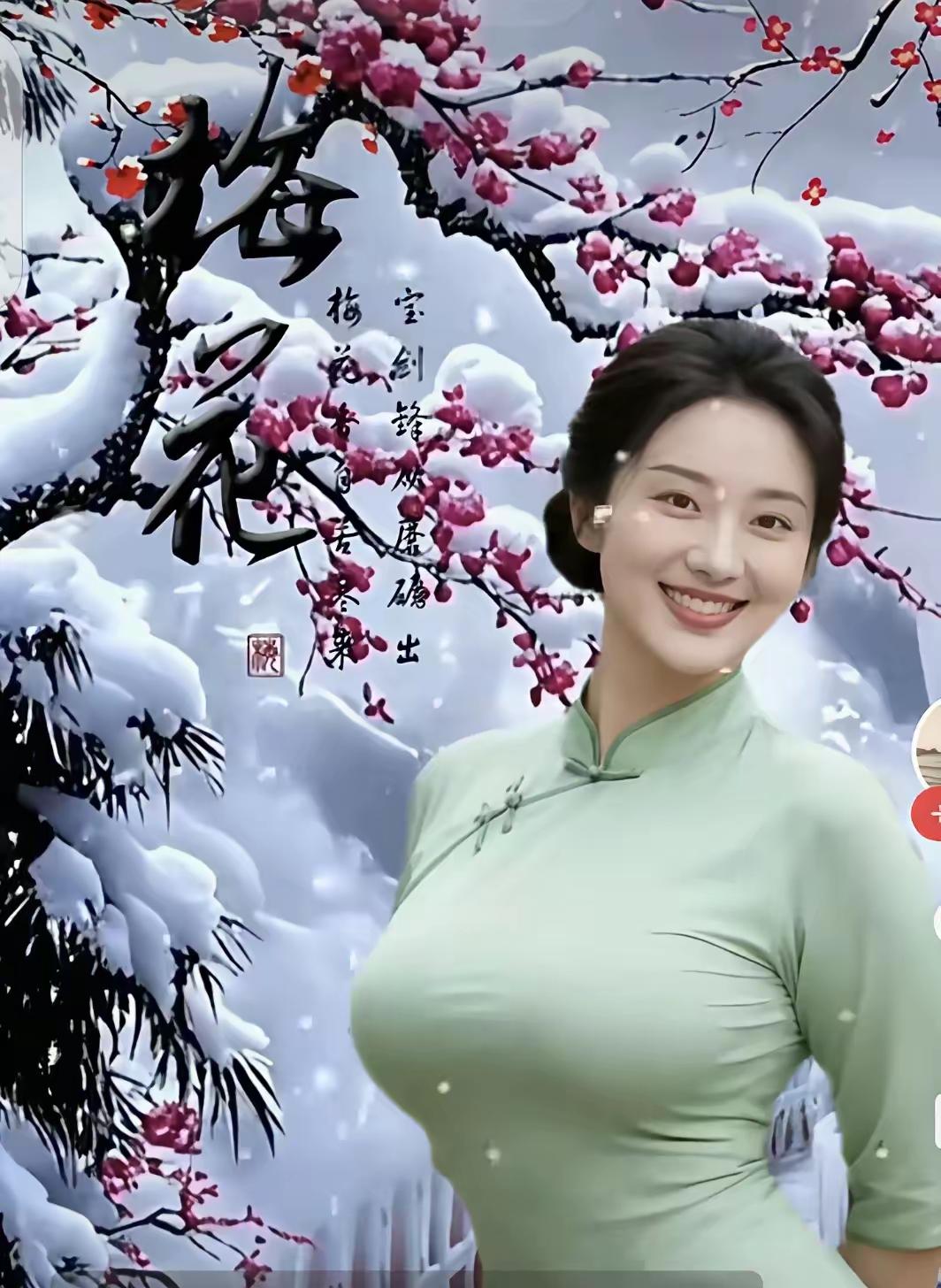 山坡羊·冬景佳人冬阳铺雪，寒花凝屑，瘦枝摇影姿清绝。蕊香冽，意情切。美