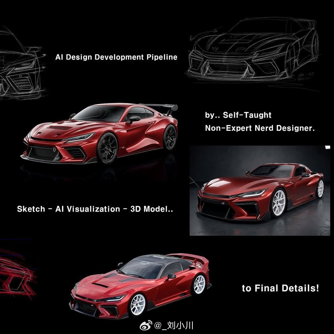 丰田旗舰跑车GRGT渲染图进一步改良！丰田旗舰跑车GRGT渲染图，大家觉得