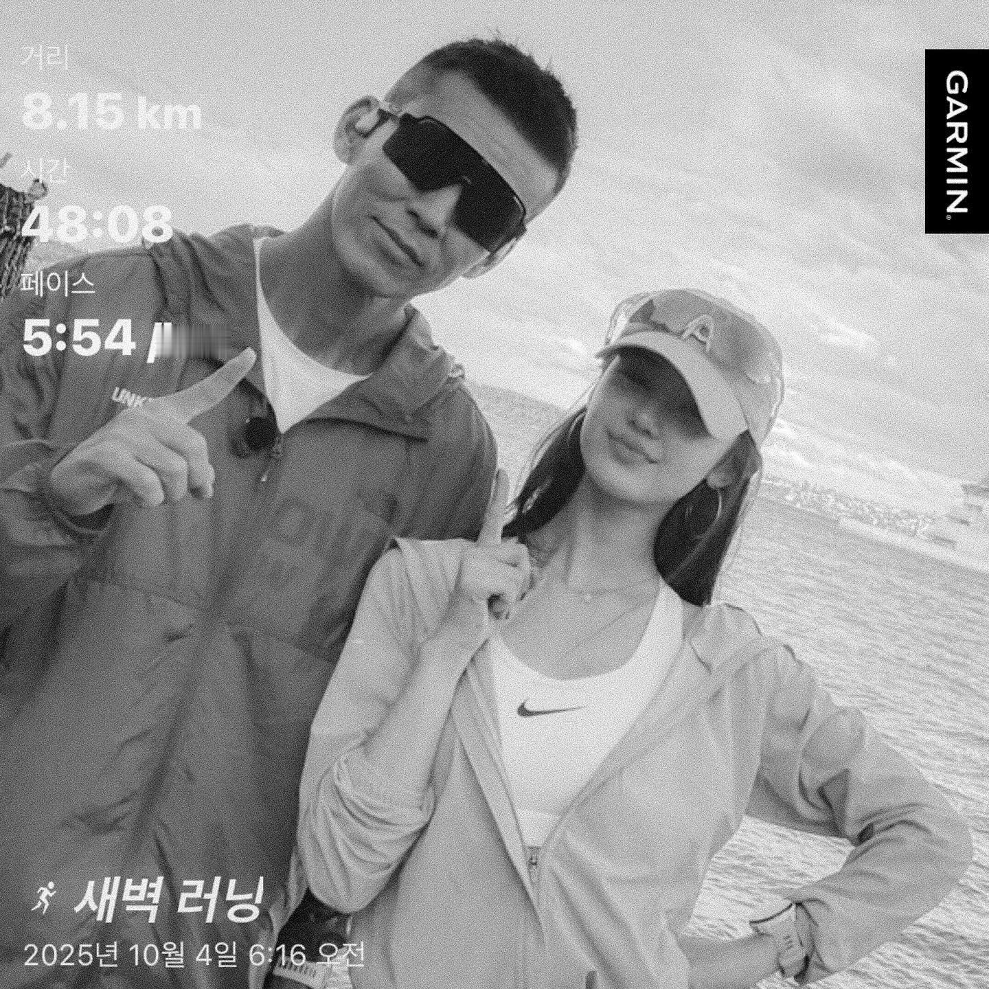 10公里比赛？！！！-Danielle起得早了一点，出来跑步。我们一起跑步的时