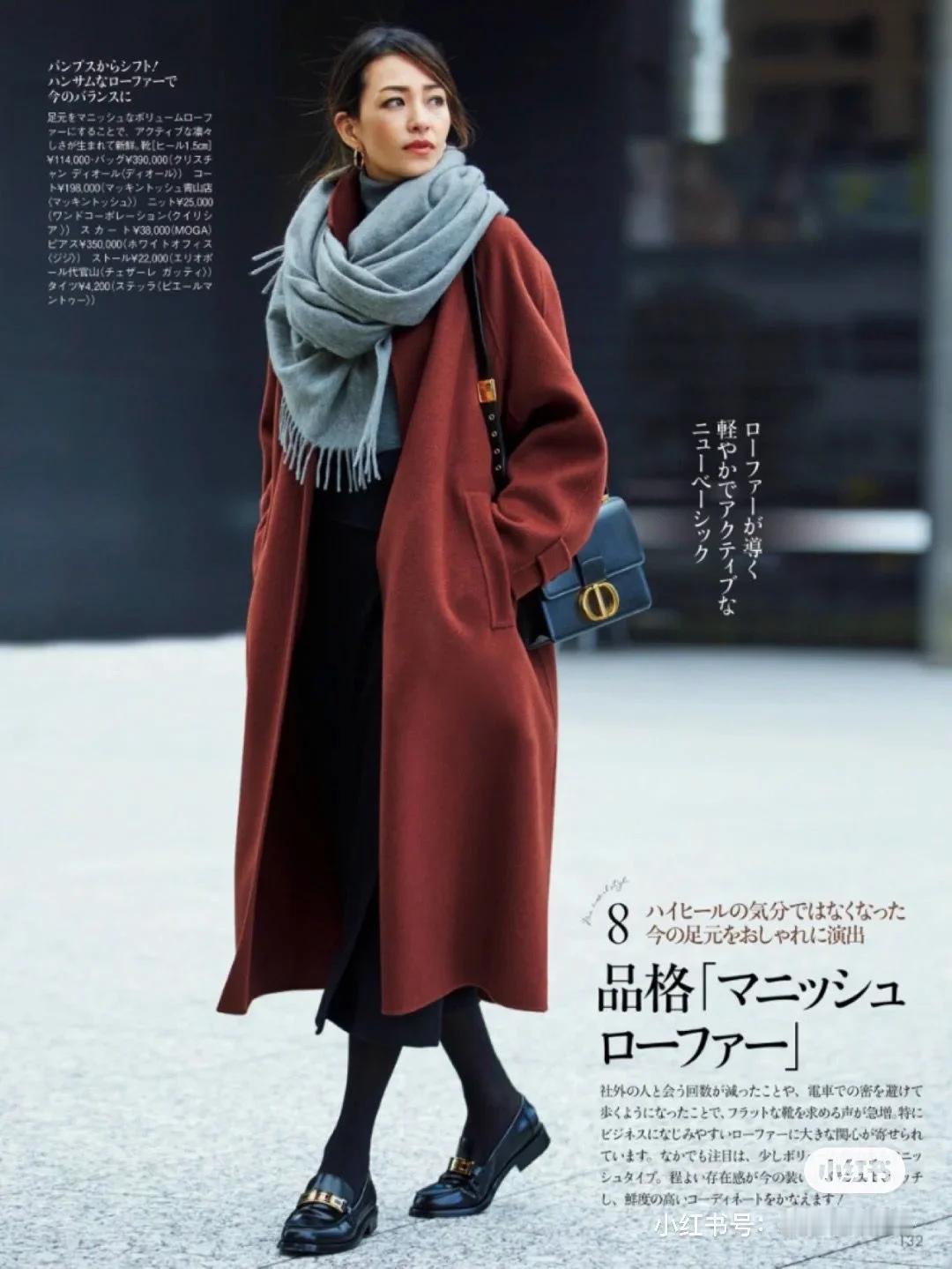 那些让人一眼惊艳日杂大衣穿搭~日杂大衣穿搭总能在简约中彰显高级感，让人一眼惊