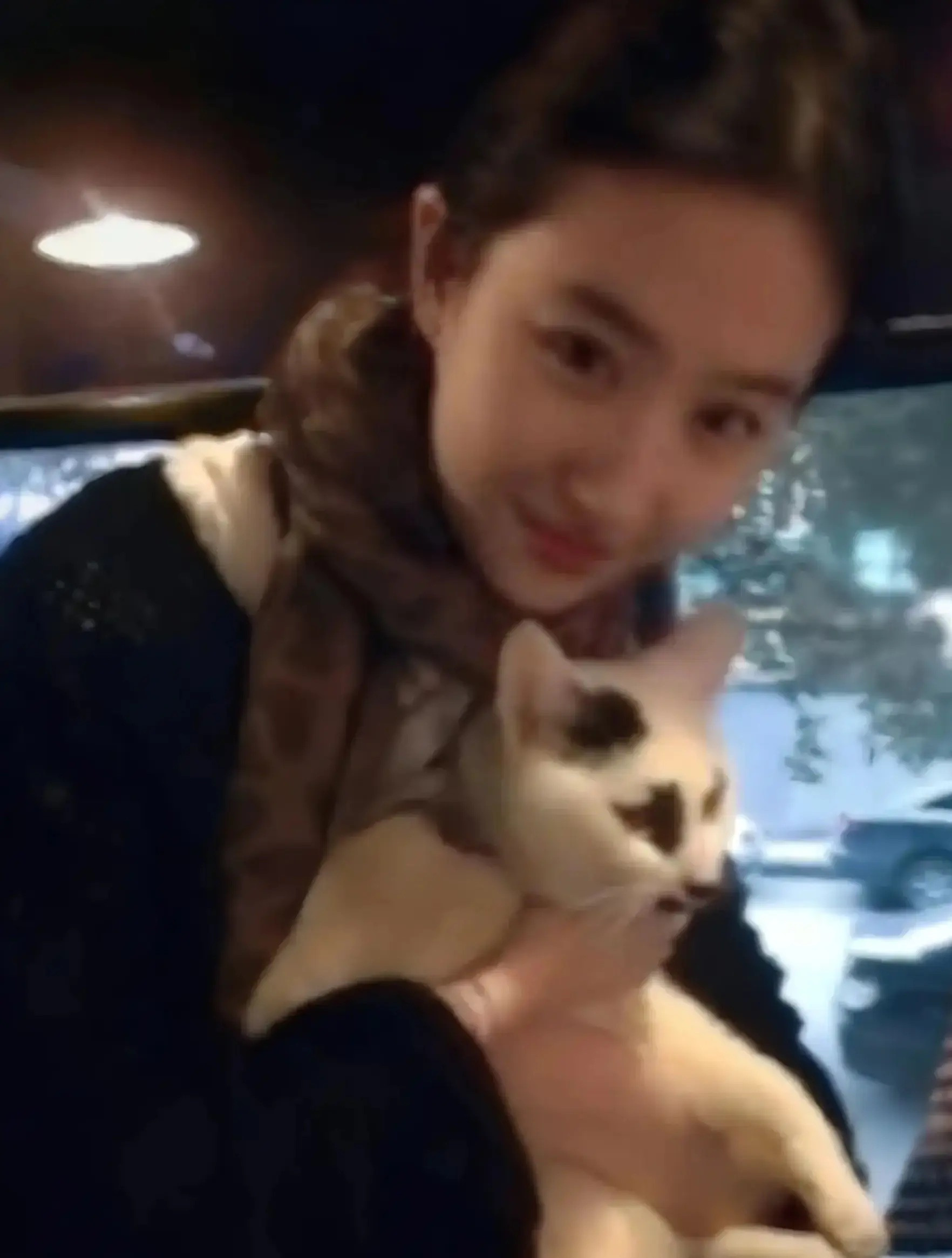 从没有看到她面露恶相总是淡淡的恬静…..