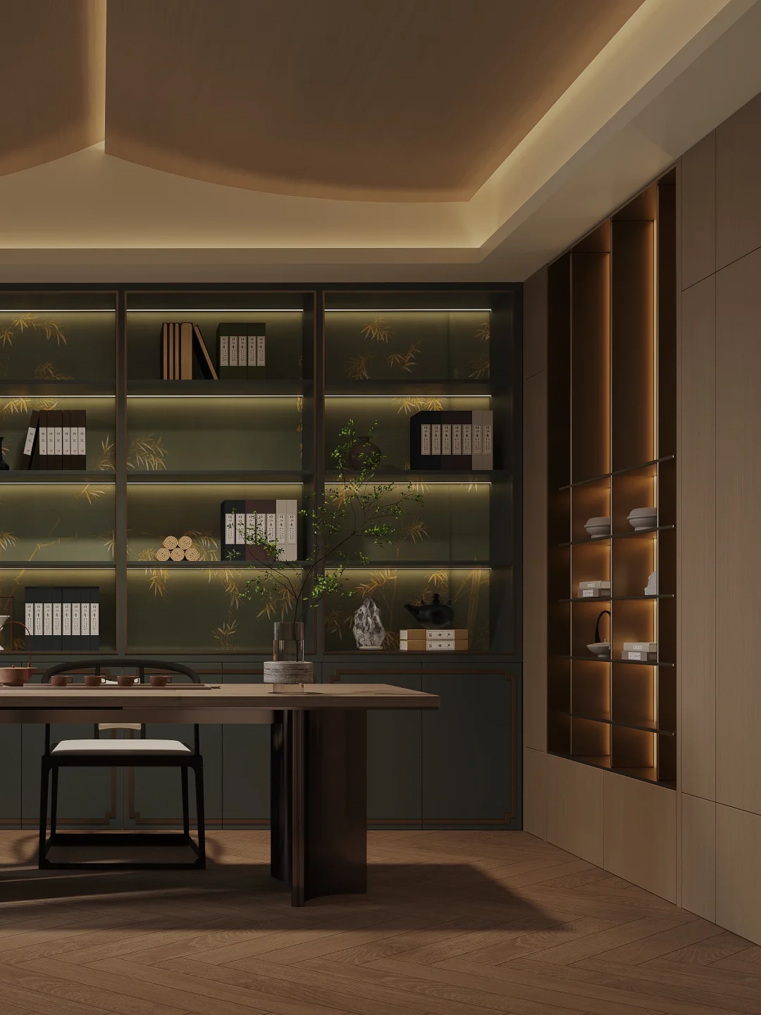 山光竹影，引景入室｜书房与阳光房的清寂美学