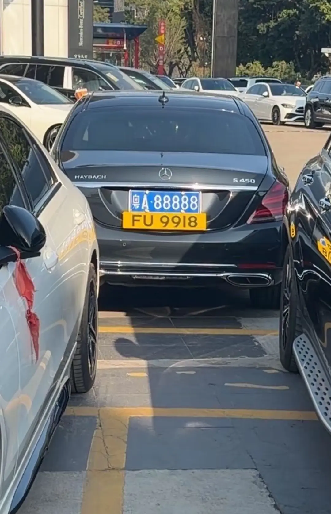 粤A88888 配上FV车牌 老板方便去香港淡生意