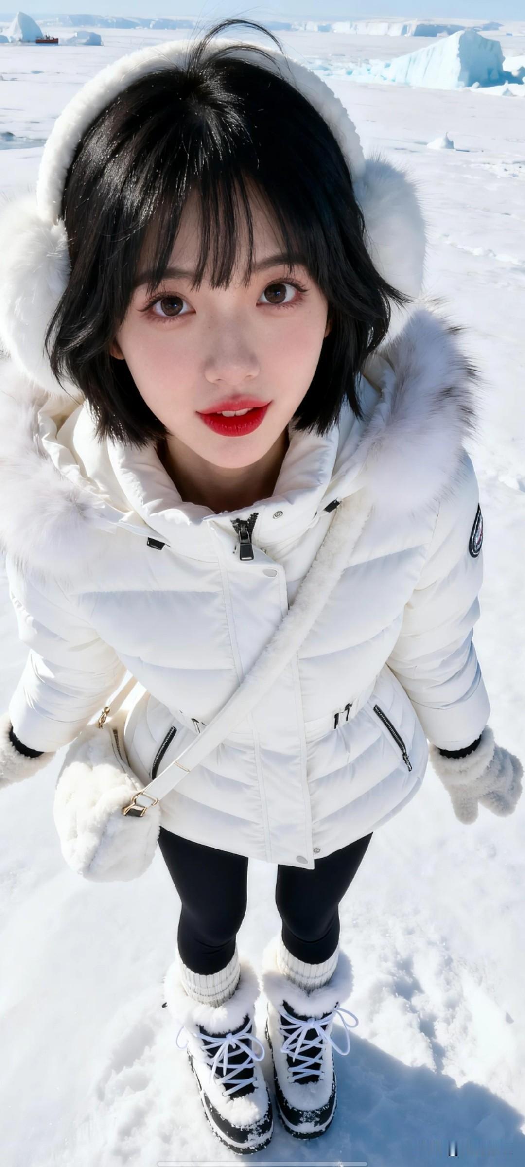 雪地里的可爱萌妹子，冬日穿搭指南🌨️👗