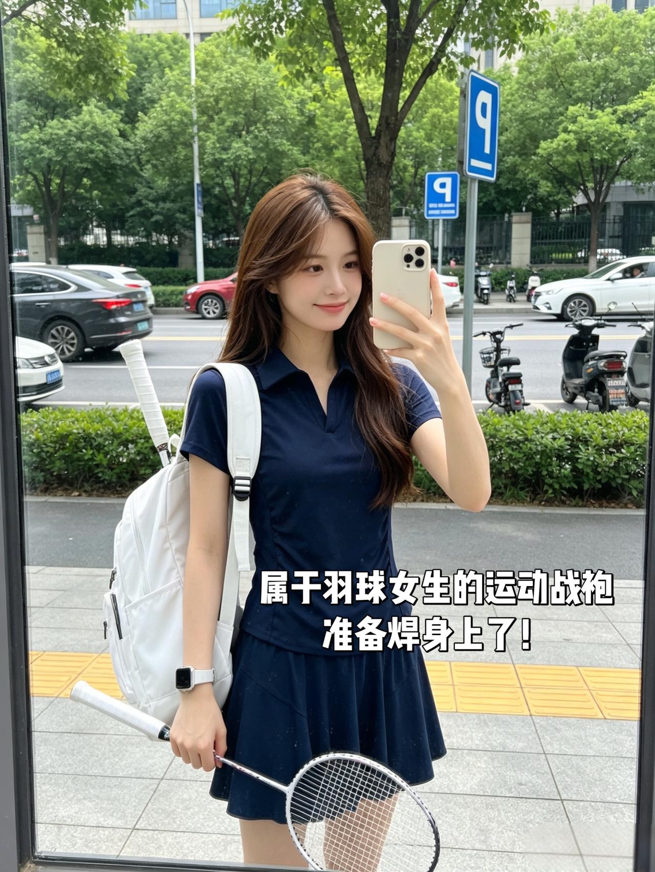 属于羽球女生的运动战袍准备焊身上了！