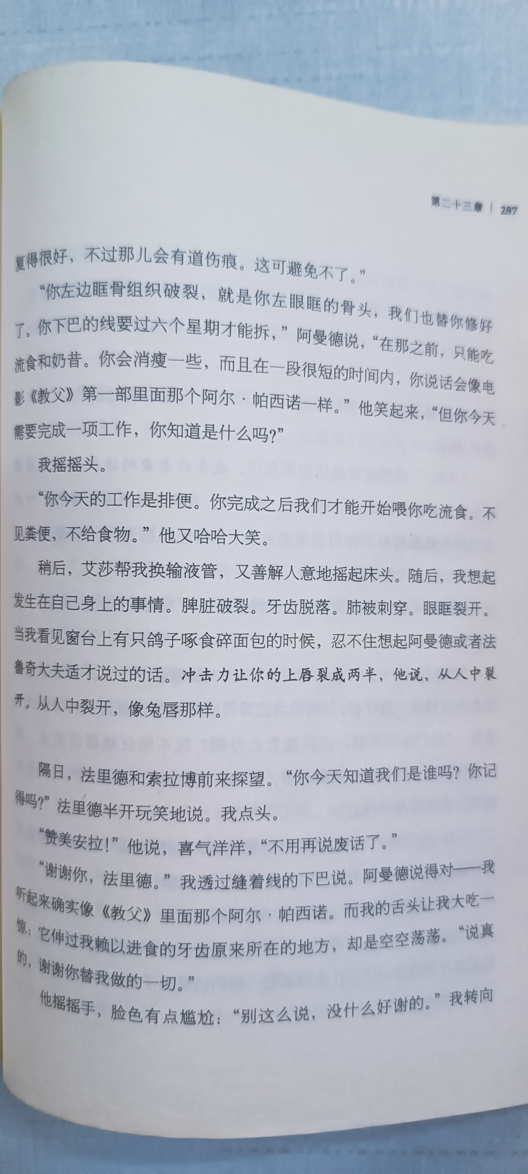 阿尔帕西诺著名小说《追风筝的人》提到了《教父》的阿尔帕西诺[大笑]​