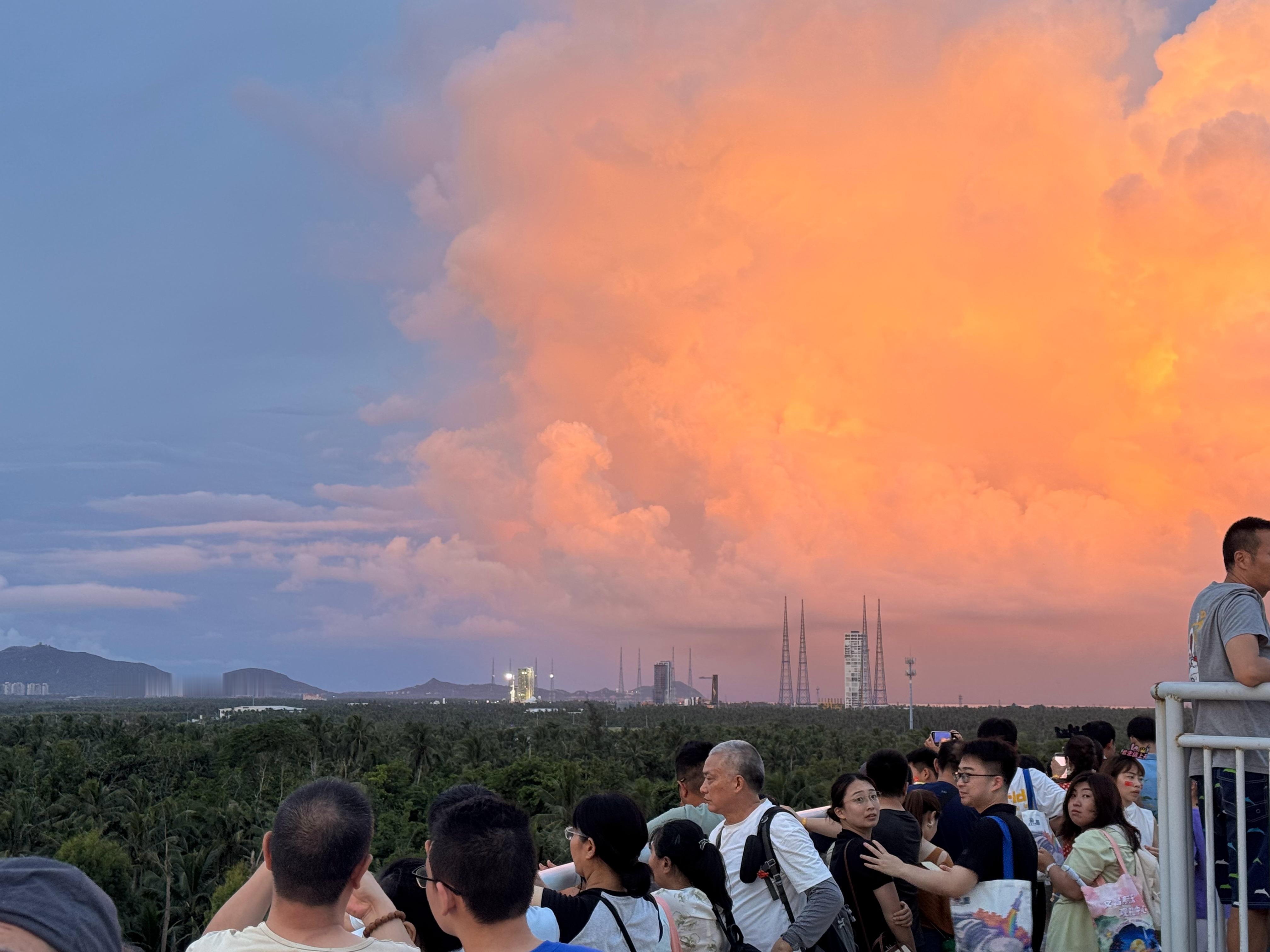 这景色真棒长征七号文昌·文昌航天观礼中心