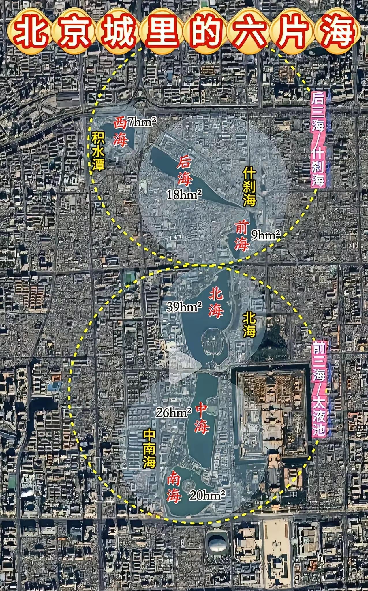 原来中南海是这么来的呀，一直以为只是个普通的地名，原来真有海呢