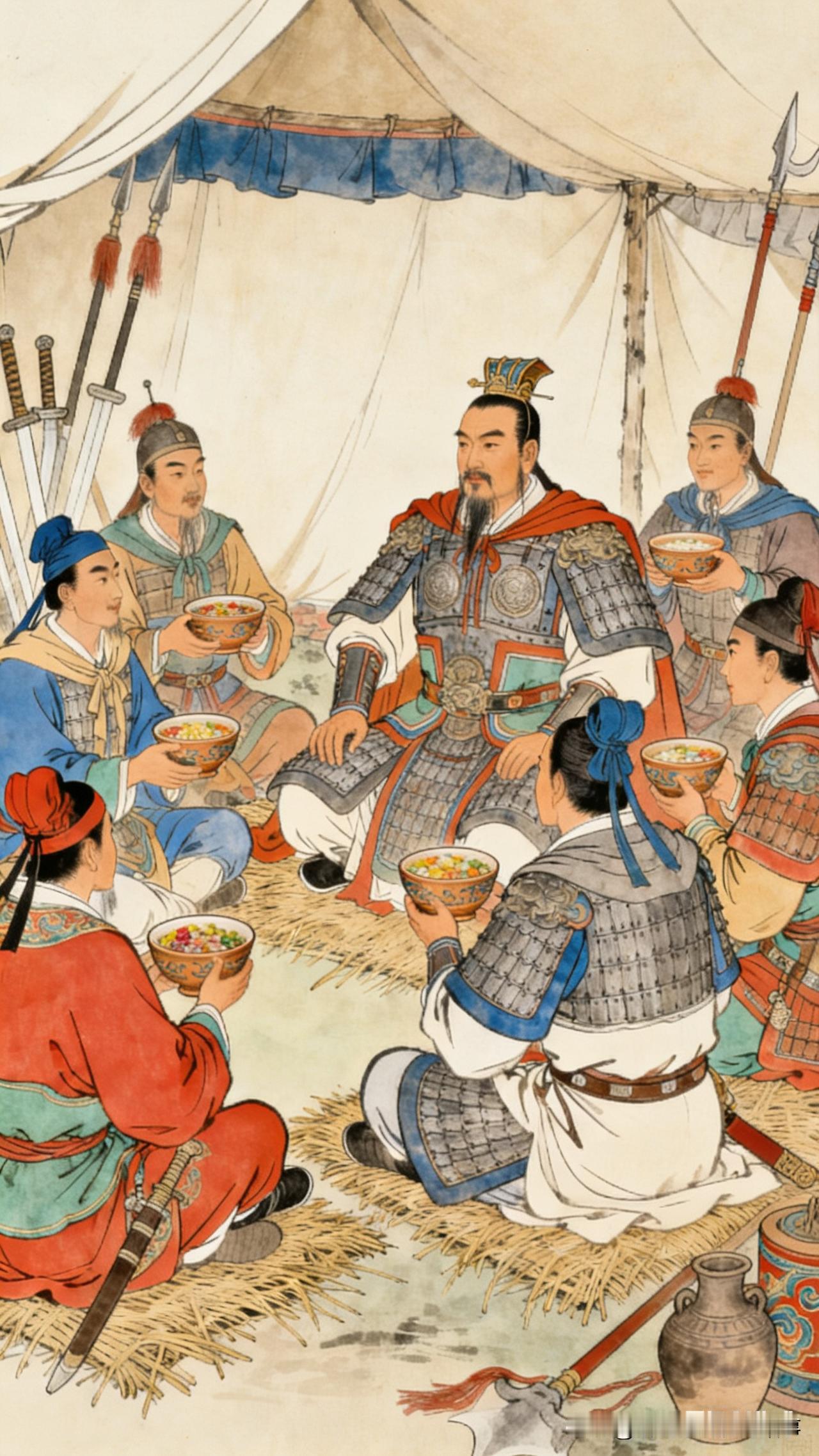 韩国人嚷嚷的美食“部队锅”，史书明确记载，原创者是宋武帝刘裕。当时他还是晋朝