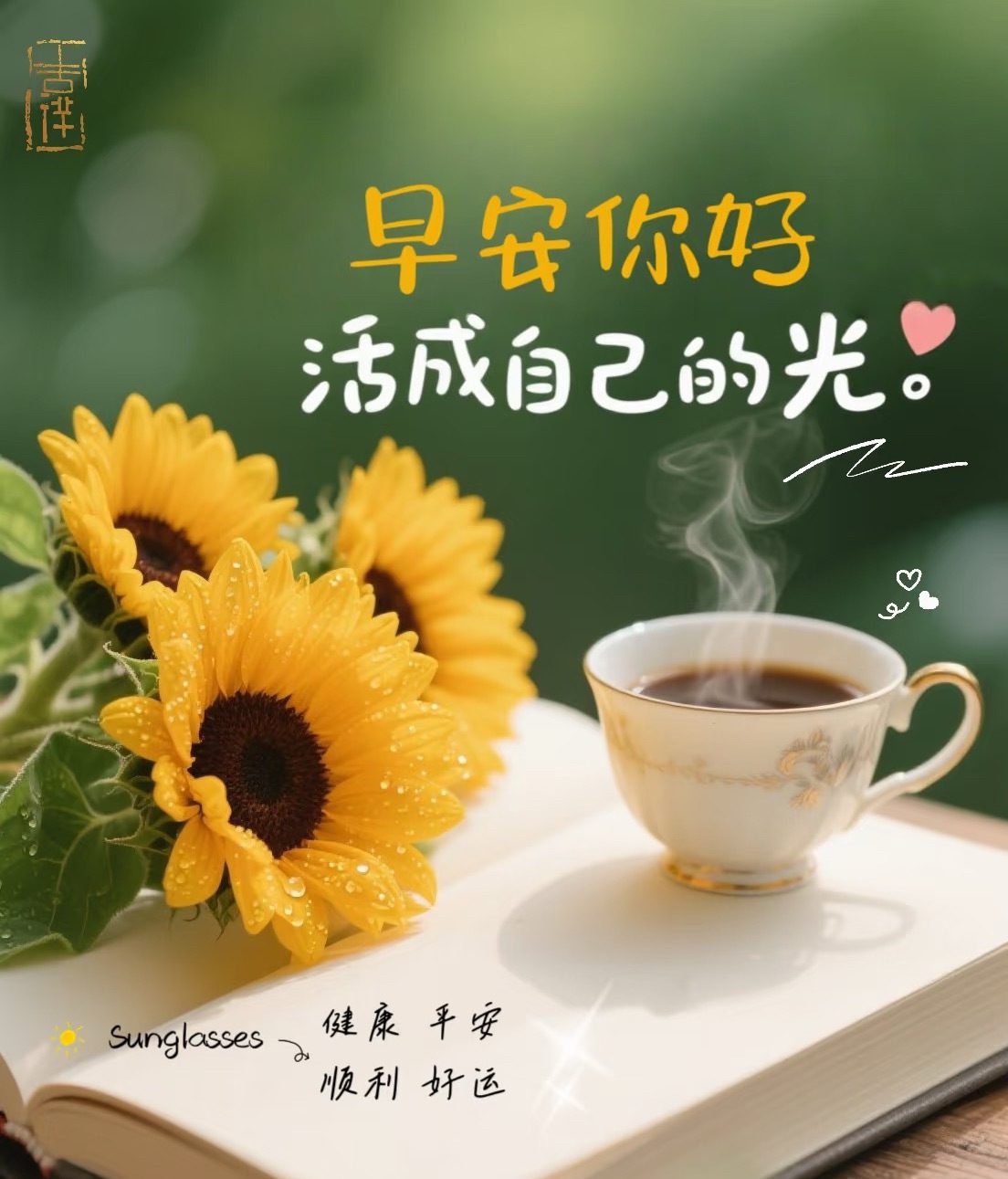 早安𝓂𝓸𝓇𝓃𝒾𝓃𝓰♡⃝生活总有不如意，记得微笑☺️不负今日好时
