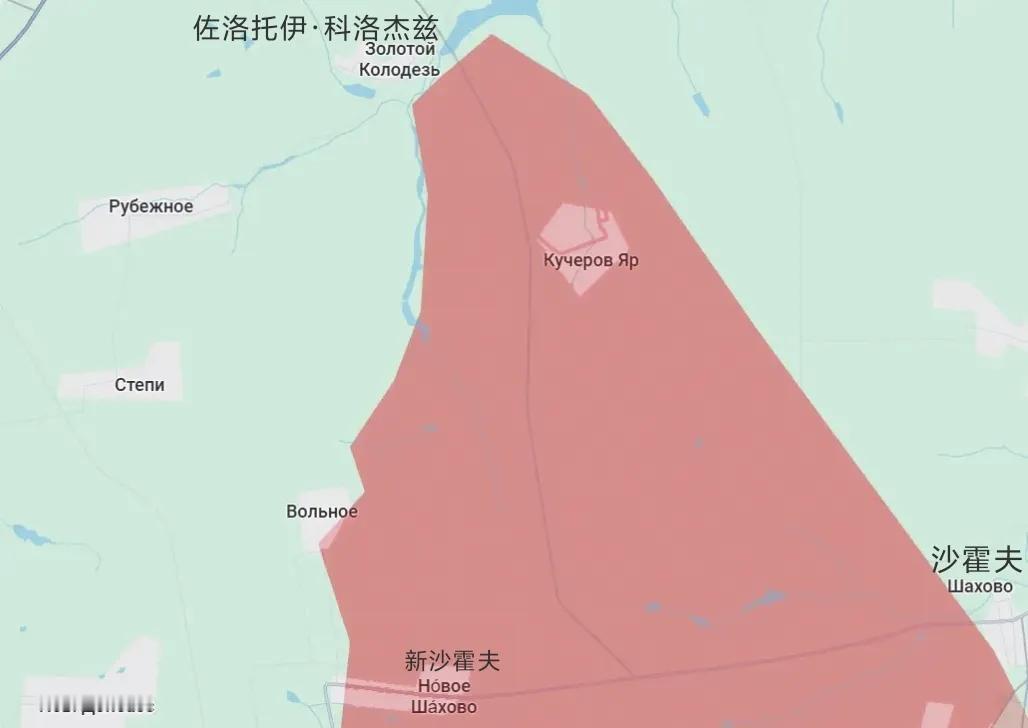 俄军中部集群在红军城以北高歌猛进，两天多时间向前推进了11公里，抵达佐洛托伊·科