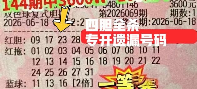 哈哈哈，又是这种，四胆全杀不说，主任还专挑遗漏号码开，实在是有趣啊！拖码这么多，
