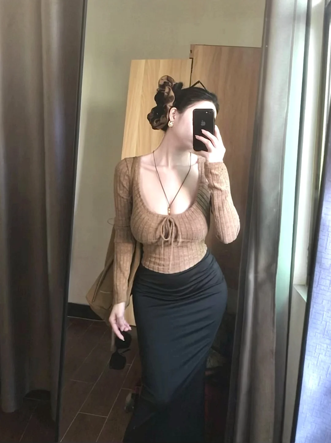 卡棕色系还是一如既往的温柔～