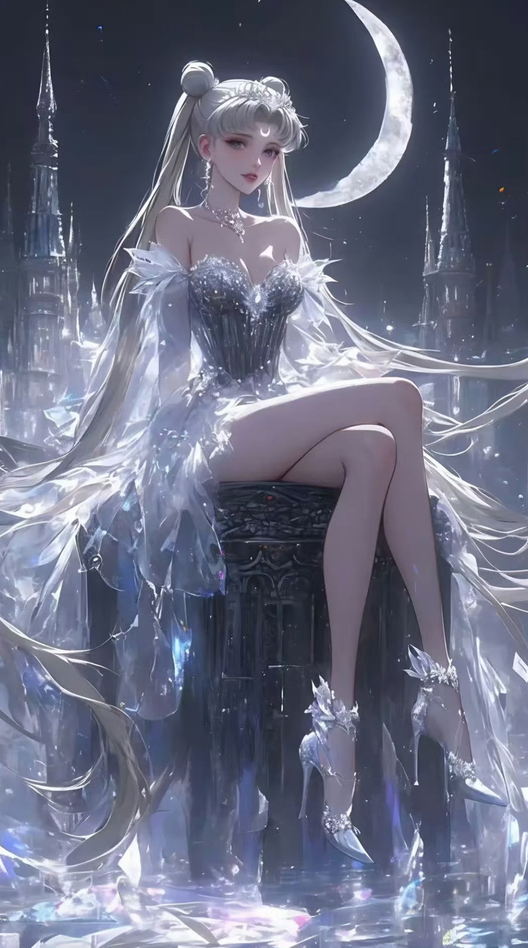 🌙✨月色温柔，你我共赏✨🌙日漫次元星火计划美少女战士​​​