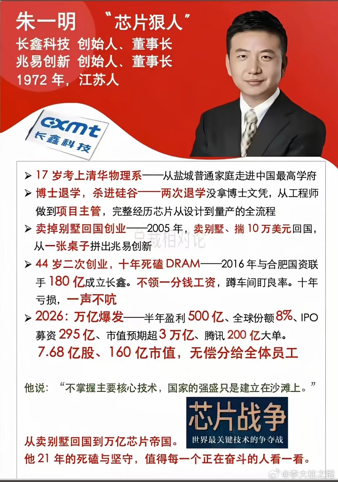 17岁考上清华物理系，等于说是跳级了，也是神人一个。