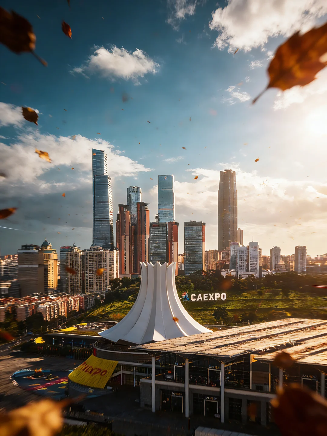 被CG游戏画面里的南宁城景给惊艳到了