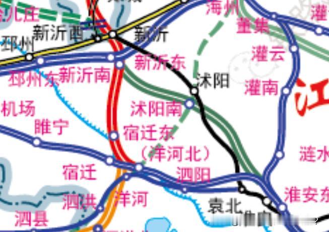 苏北铁路之争理清了！222亿天价联络线不值得，宿迁从未放弃沭阳铁路很多沭阳朋