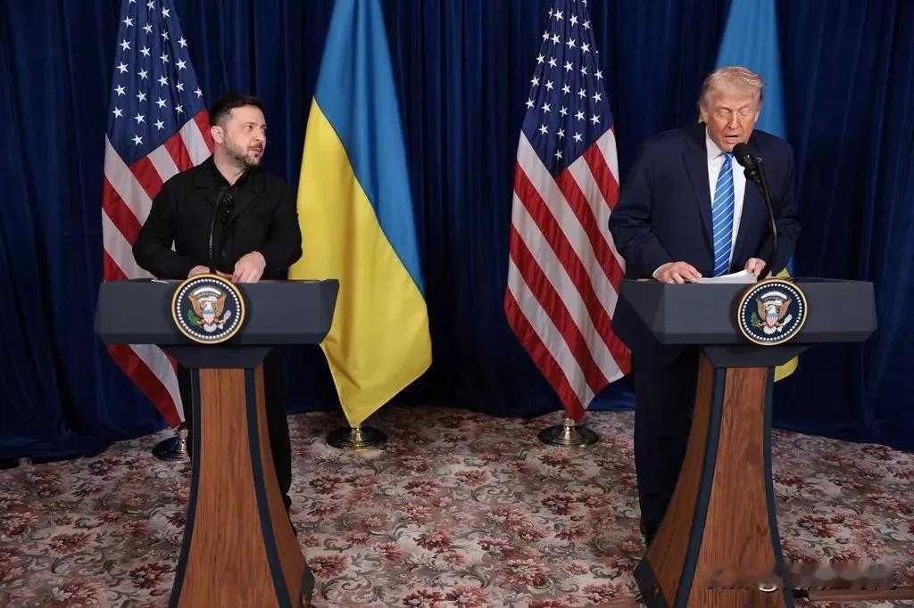 川普与泽连斯基举行新闻发布会川普：“我们覆盖了（所有问题），有人说是95%，