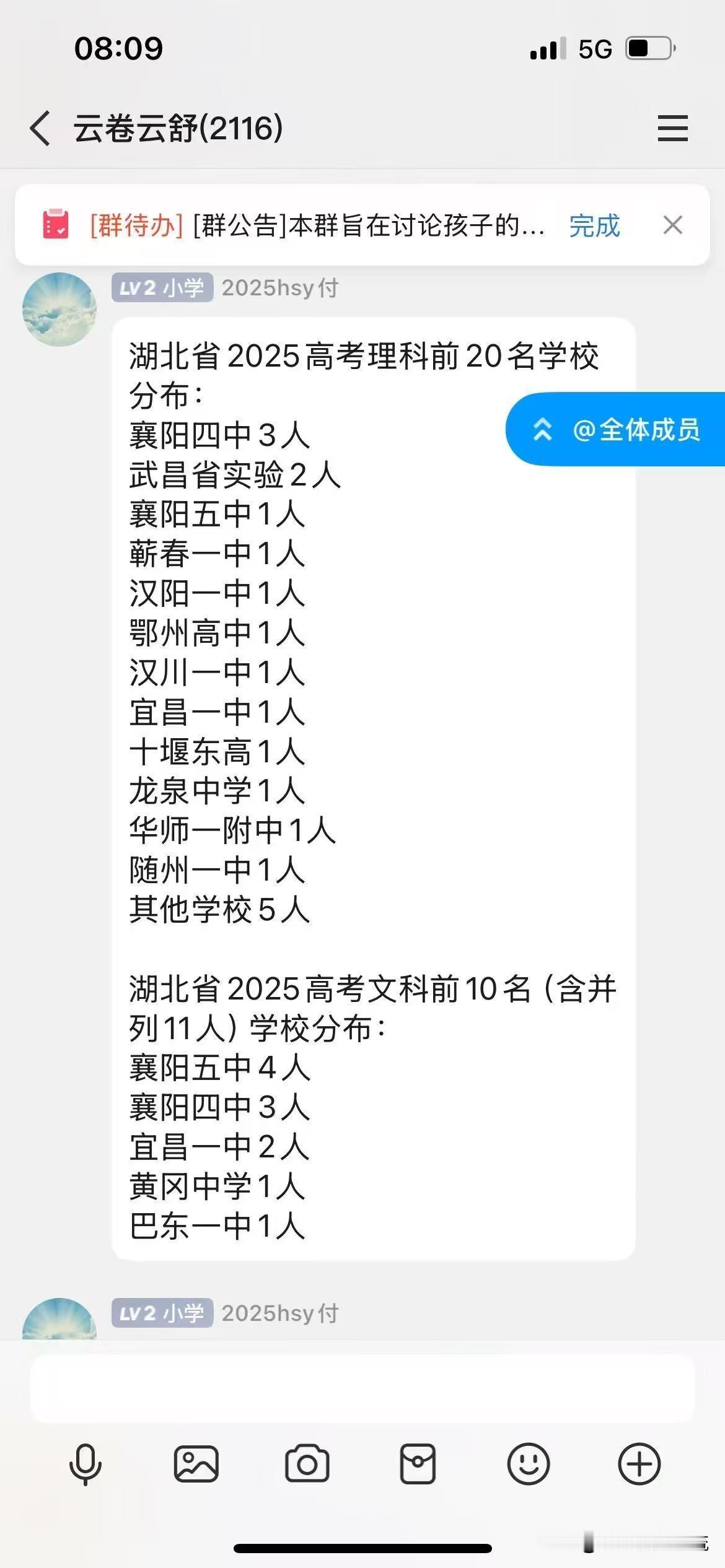 2025年湖北高考成绩，襄四真牛🐮